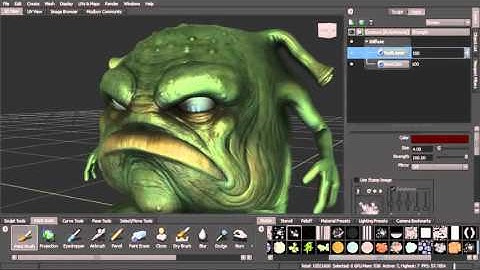 Your First Day in Mudbox Tutorial 11