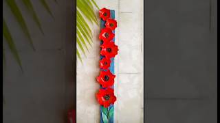 Diy Poppy Flowers Decor Diy Home Decor Fevicryl Hobby Ideas India