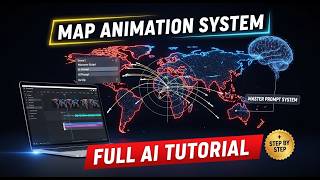 C#62 How To Make Cinematic Geopolitical Map Animations Using AI   Complete Tutorial 2026