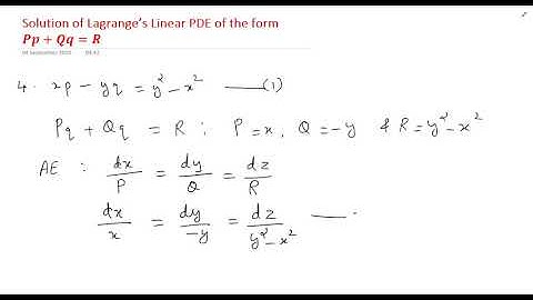 Solution of Lagrange
