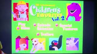 Opening To HiT Entertainment Children's Favorites: Vol. 2 2004 DVD