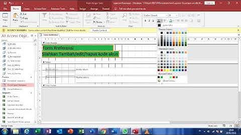 Laporan Keuangan Part 14 "Form Edit dan Form Referensi"