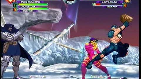 MvC2 xXUmk3Xx Im/Doom/WarMachine Vs Combomaster7 Mag/Im/Psy 05.17.10