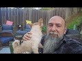 20251216 Chaz giving kisses to JAH in backyard on last full day with us 15 12 39