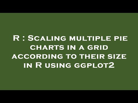 R : Scaling multiple pie charts in a grid according to their size in R using ggplot2