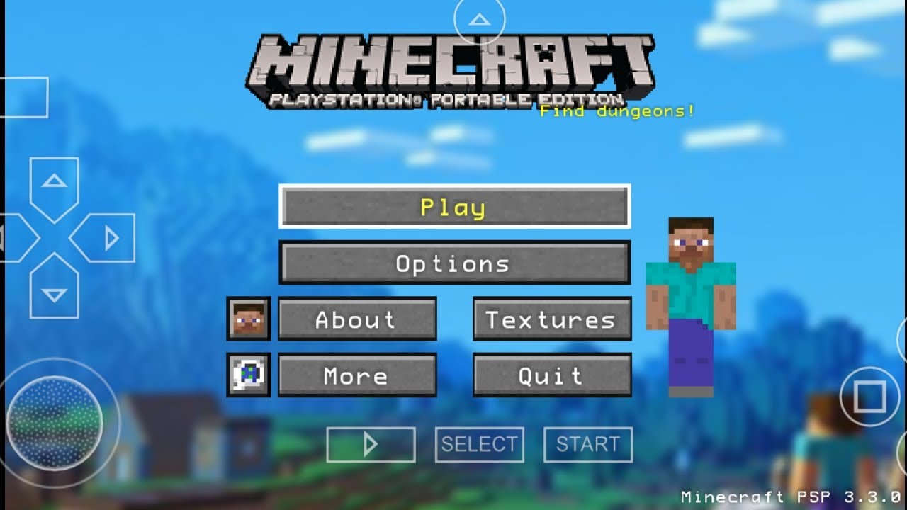 Minecraft Spp Screen Minecraft PSP Edition | PPSSPP gameplay - YouTube