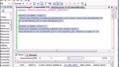 MS SQL Server 2008 - Change Tracker