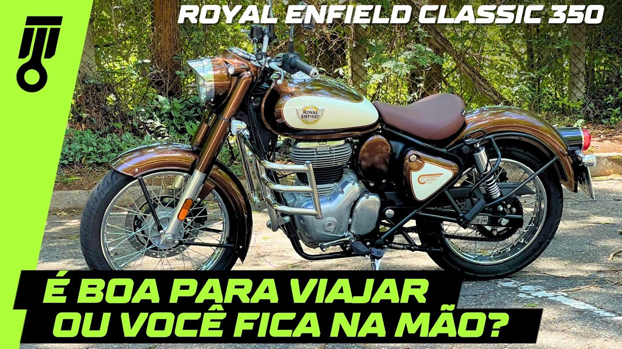 Viajando de Royal Enfield CLASSIC 350 - Estilo e beleza, mas falta motor?