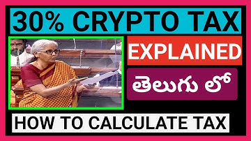 Crypto tax Update in Telugu|How to calculate crypto tax in Telugu|Crypto Taxes Explained🚨