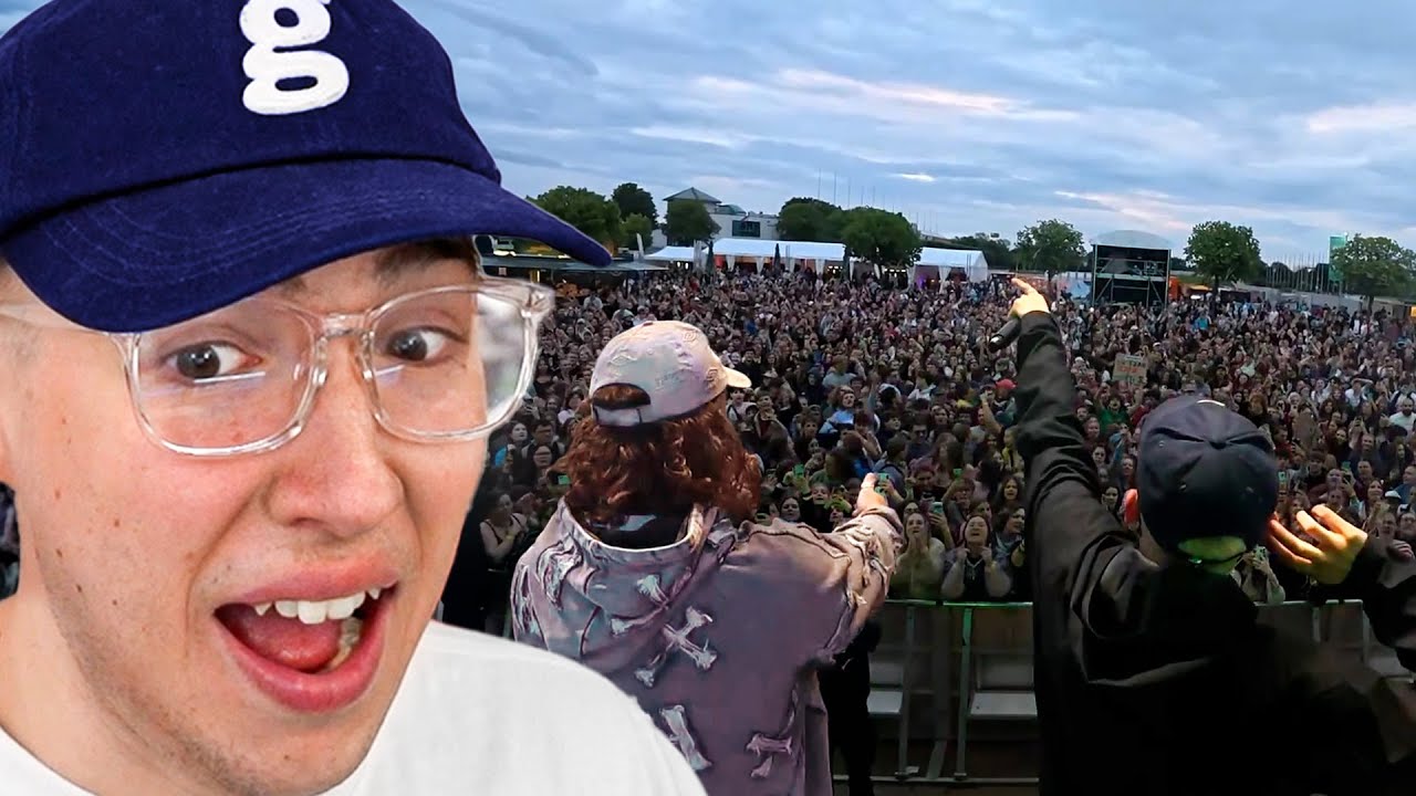 Mein NEUER SONG vor über TAUSEND Menschen! (feat. 9inebro)