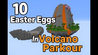 Minecraft Parkour: 10 Easter Eggs In Volcano Parkour
