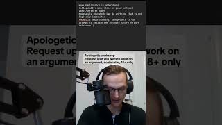 Apologetic workshop 2 (recorded 8/6)