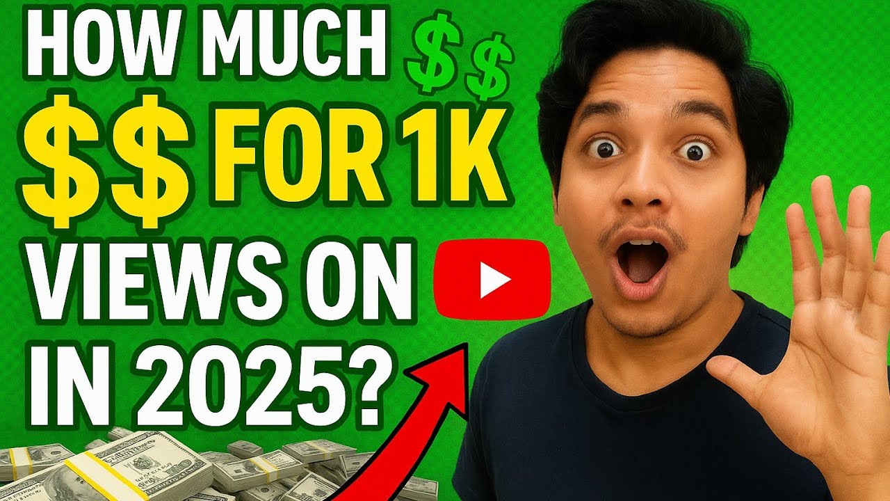 How Much Does YouTube Pay for 1K Views in 2025? Real Earnings - YouTube