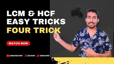 LCM and HCF Tricks in Hindi | LCM Shortcut/Short Tricks | LCM Kaise Nikale