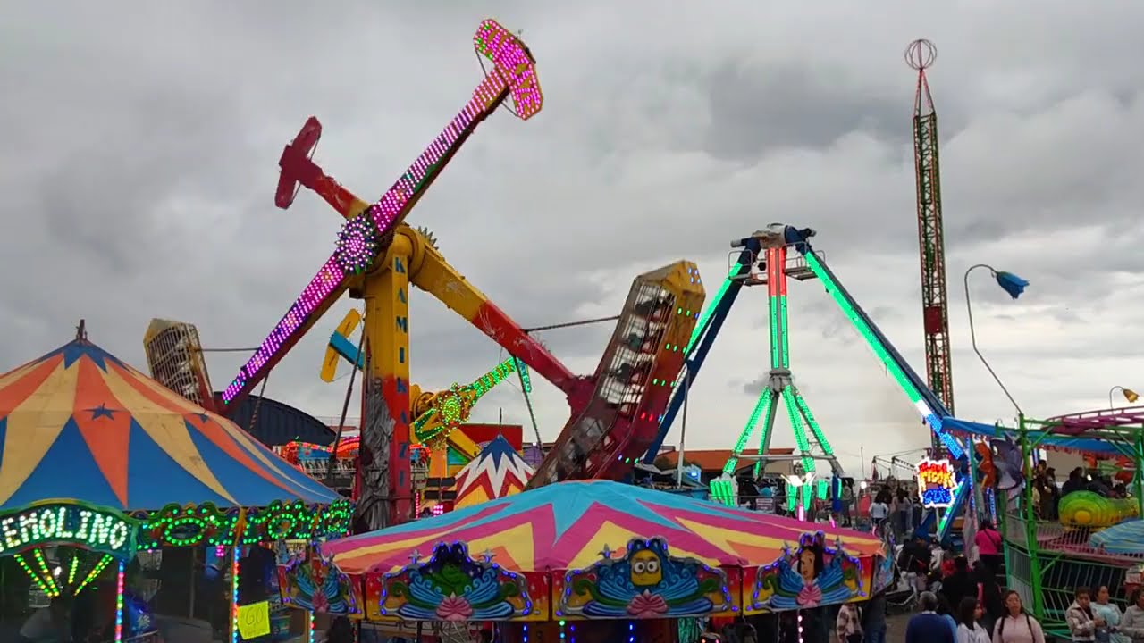 Así fue una feria en NICOLÁS ROMERO/ESTADO DE MÉXICO 2025 (Todos estos juegos y empresas entraron).