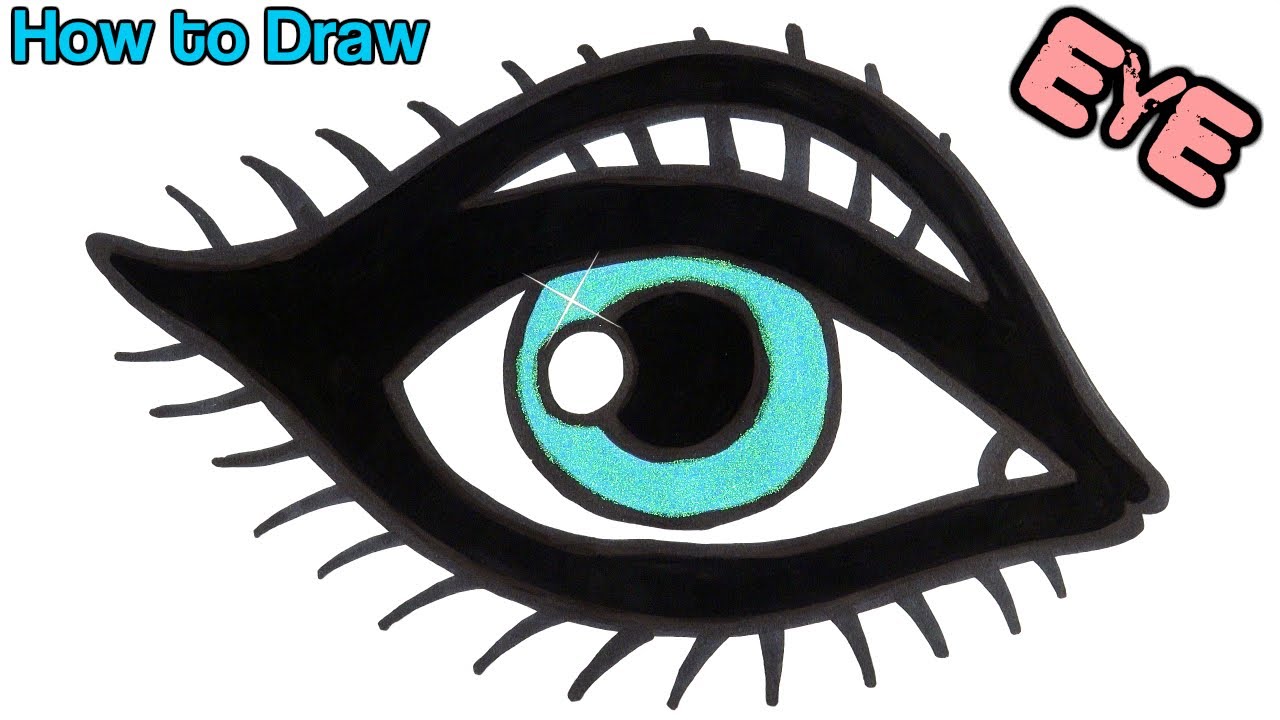 Simple drawings How to Draw and Paint Eye Makeup Art Painting