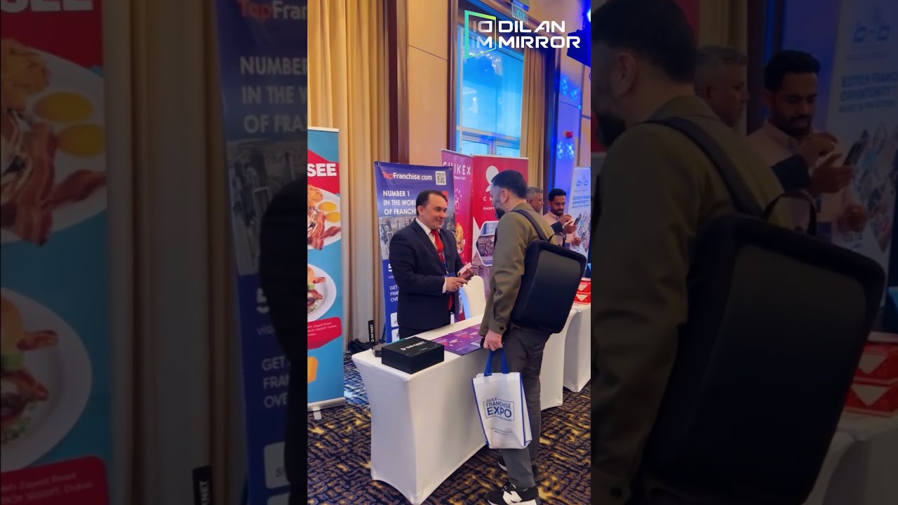 Dilan Mirror on Franchising exhibition "Gulf Franchise Expo at Le Royal Meridien" (22.02.2024)