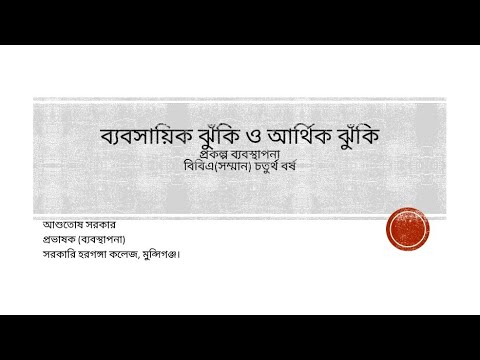 ভিডিও: ঝুঁকি ব্যবস্থাপনার চারটি পন্থা কী কী?