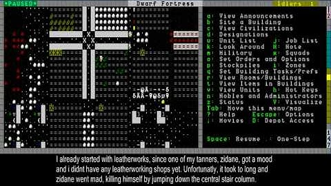 Dwarf Fortress Video Tutorial part 23 - Start of fort 2, Magma pipe & Underground river