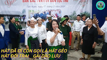Văn hóa dân tộc thổ✍️hát đối hát dã ời phong tục bạn sắc khu dân cư Xóm Hoàng trang tân xuân🤝