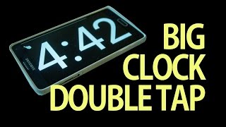 Double Tap Big Clock screenshot 1