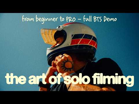 How To Film YOURSELF & capture life cinematically - full demo