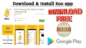How to Download and Install Koo app on Android device | Koo app kaise download kare | Techno Logic