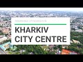 Kharkiv city centre (4k Drone Footage)