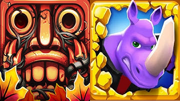 Temple Run 2 Fall Jungle VS Rhinbo Android iPad iOS Gameplay HD
