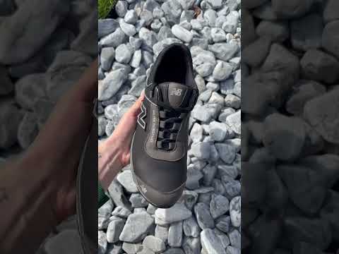 Мужские кроссовки New Balance кожаные, черные (нью баланс), демисезонные, весна/осень▼▼ЧИТАЙТЕ ОПИСАНИЕ▼▼, видео 1