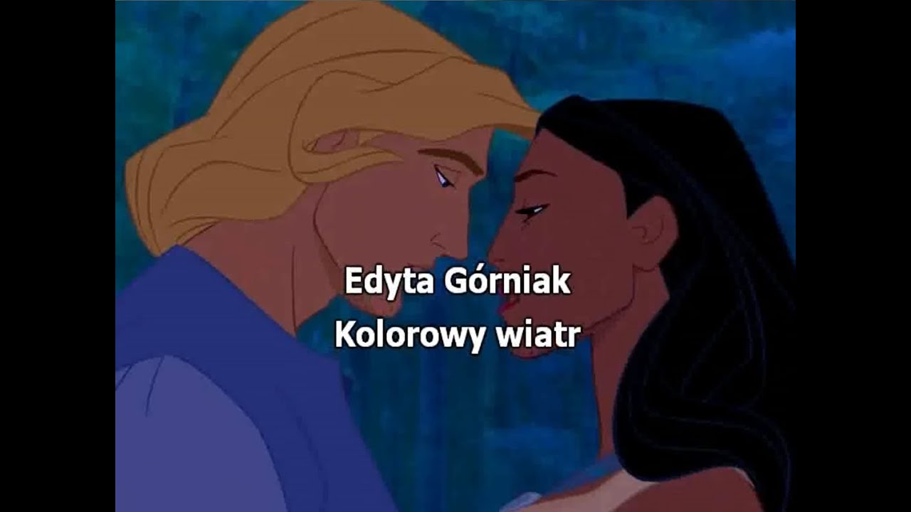 Edyta Górniak - Kolorowy wiatr * karaoke * (z filmu 