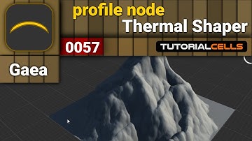 0057. profile node ( ThermalShaper node ) in Gaea