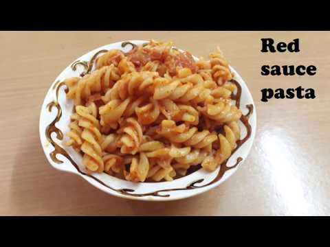 Red Sauce Pasta | Red Sauce Pasta Recipe | Pasta In Red Sauce Recipe| Easy And Quick Red Sauce Pasta