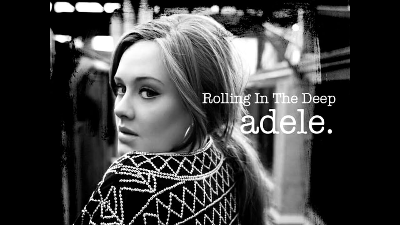 Adele Rolling in the Deep обложка.