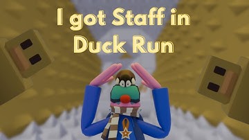 I Got Staff in duck run (trolling) in Yeeps hide and seek