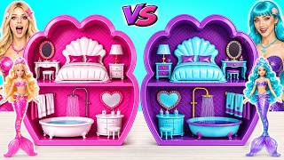 Which Is Mermaid's Dream House: Pink vs Purple Seashell House? DiLi World