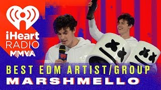 Marshmello's Identity is Revealed! | 2018 iHeartRadio MMVA Resimi