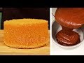 Идеальный классический шоколадный и ванильный шифоновый бисквит | Chiffon cake