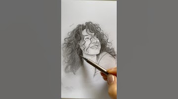 How to Draw Curly Hair | Step-by-Step Tutorial for Beginners #shorts #hair