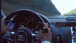 Bugatti Chiron 0-300 km/h Acceleration