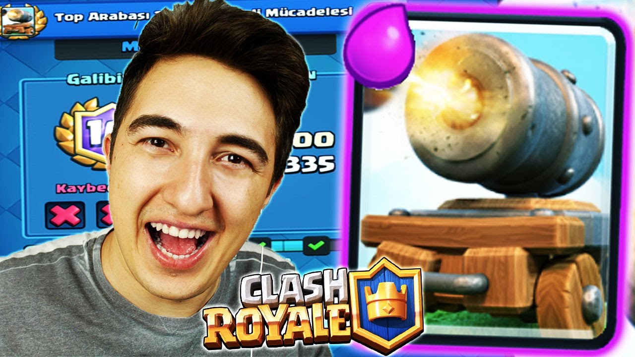 ndongo lo YENİ KART TOP ARABASINI AÇTIM! - TOP ARABASI SANDIĞI - CLASH ROYALE