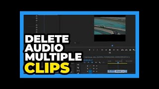 Premiere Pro ： how to Delete Audio from Multiple Clips Fast Tutorial 2024
