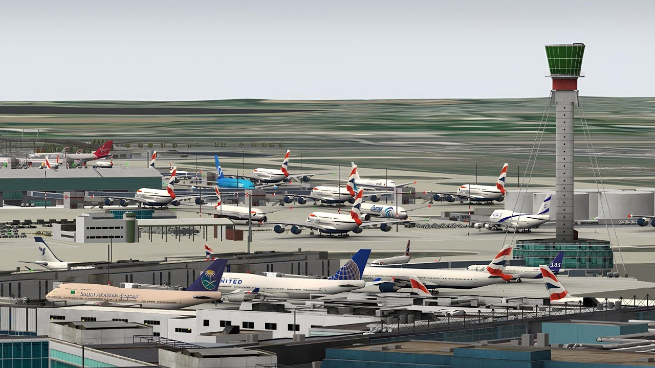 NORTHWEST Airlines Special Event at LONDON HEATHROW Airport || Plane Spotting || World of Airports