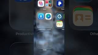 Hidden apps on iPhone