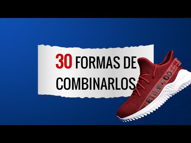 30 combinar ZAPATILLAS * rojos/outfits deportivos con rojos 🔴 - YouTube