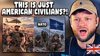 Brit STUNNED at "What If Every REGISTERED US Gun Owner Fought NATO?