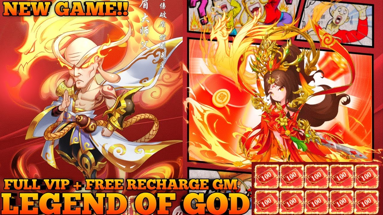 God Vip New Game Legend Of God , Free Recharge GM + Free ¥uan GM Card + Full ...