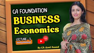 LIVE! CA Foundation ECO | Sept 2026 Attempt | Lecture 3 | Complete Course Overview