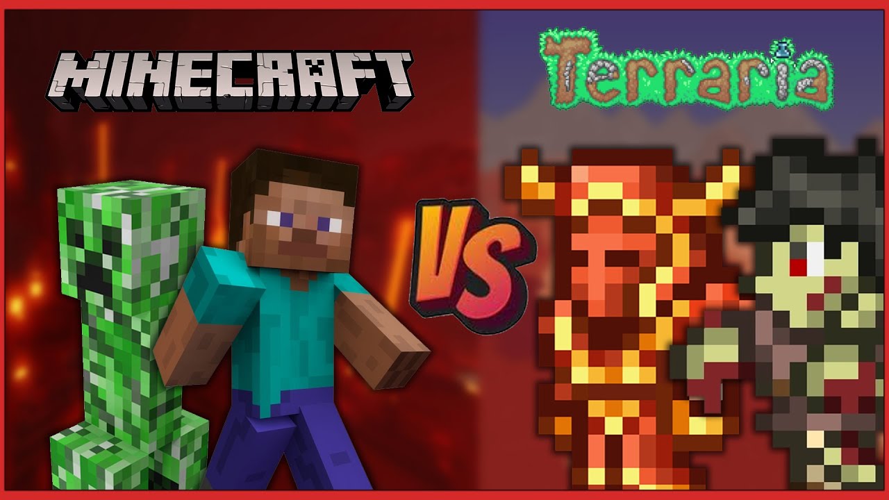 Minecraft Vs Terraria, qual é o melhor jogo de minerar e craftar