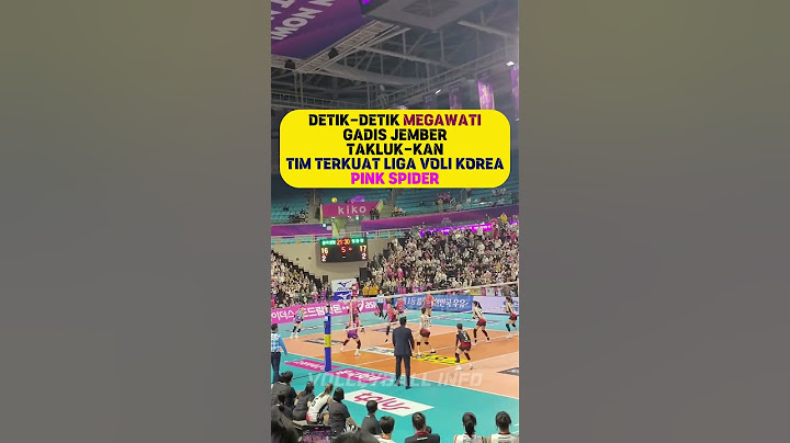 DETIK DETIK MEGAWATI HANGESTRI KALAHKAN PINK SPIDERS DI LIGA KOREA